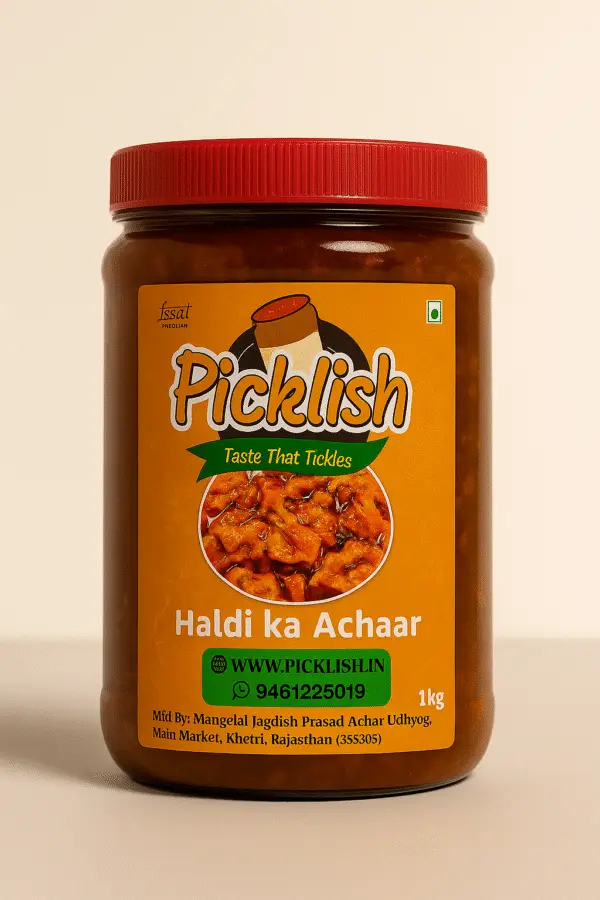 Haldi ka Achaar – Turmeric Root Pickle from Picklish